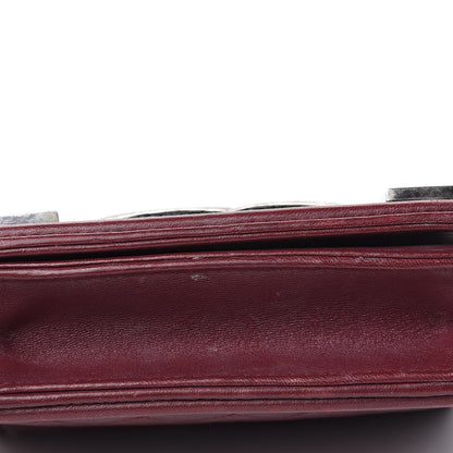 Chanel Lambskin Plexiglass Boy Brick Burgundy 13 of 17