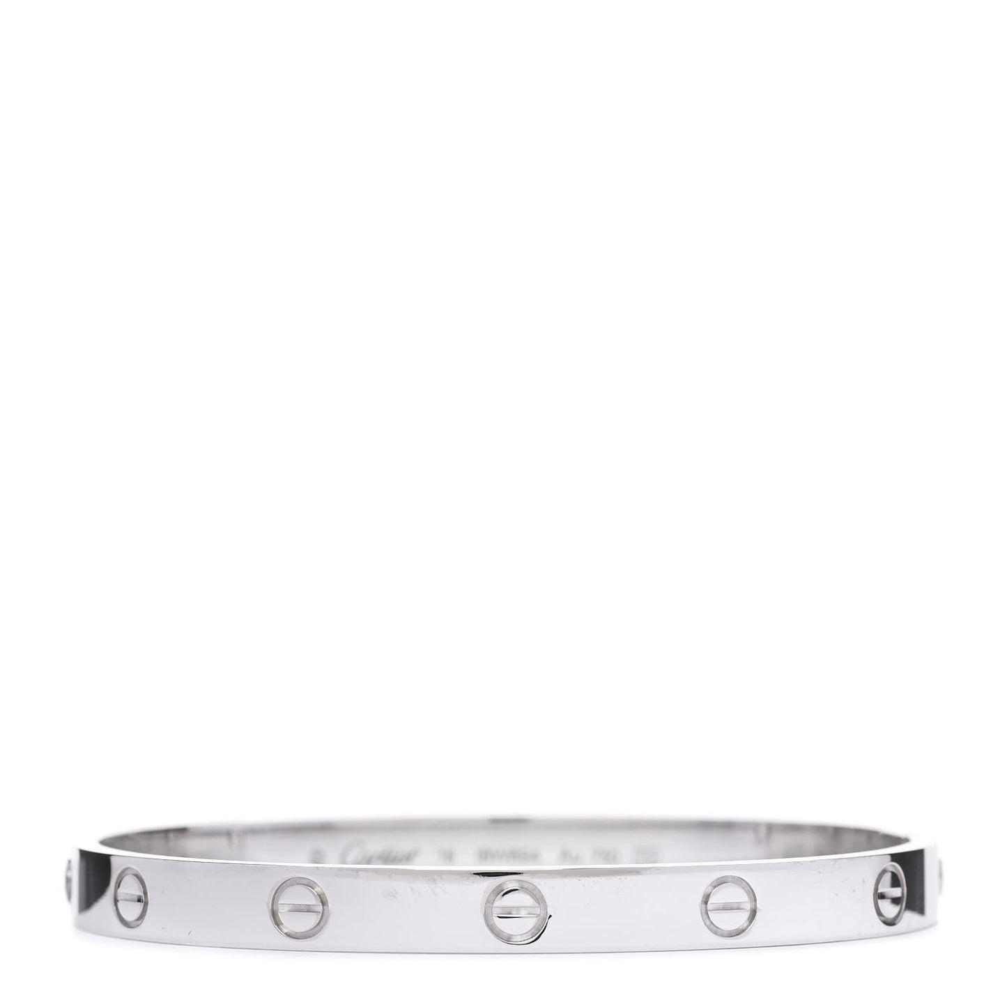 18K White Gold LOVE Bracelet 18
