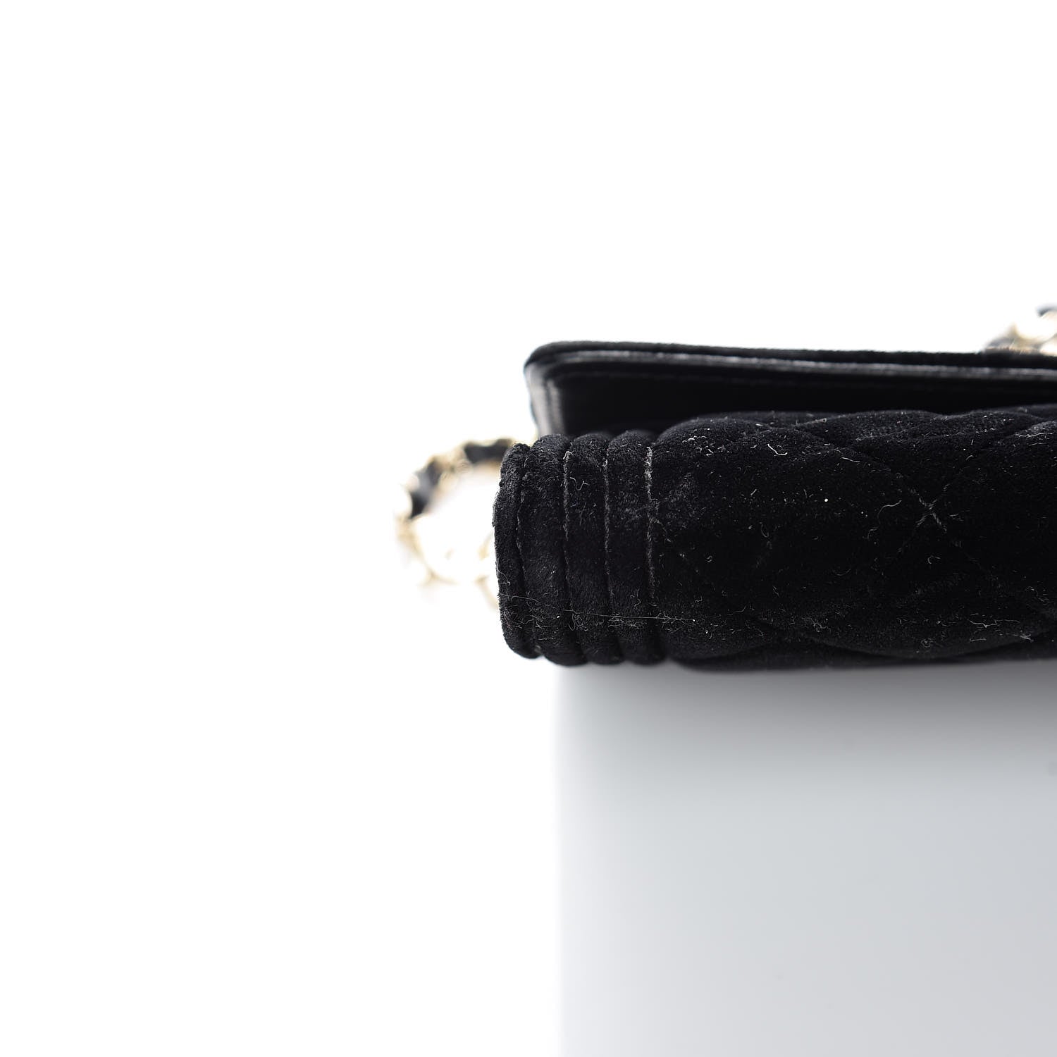 Chanel Velvet Boy Wallet On Removable Chain Black 13 of 14