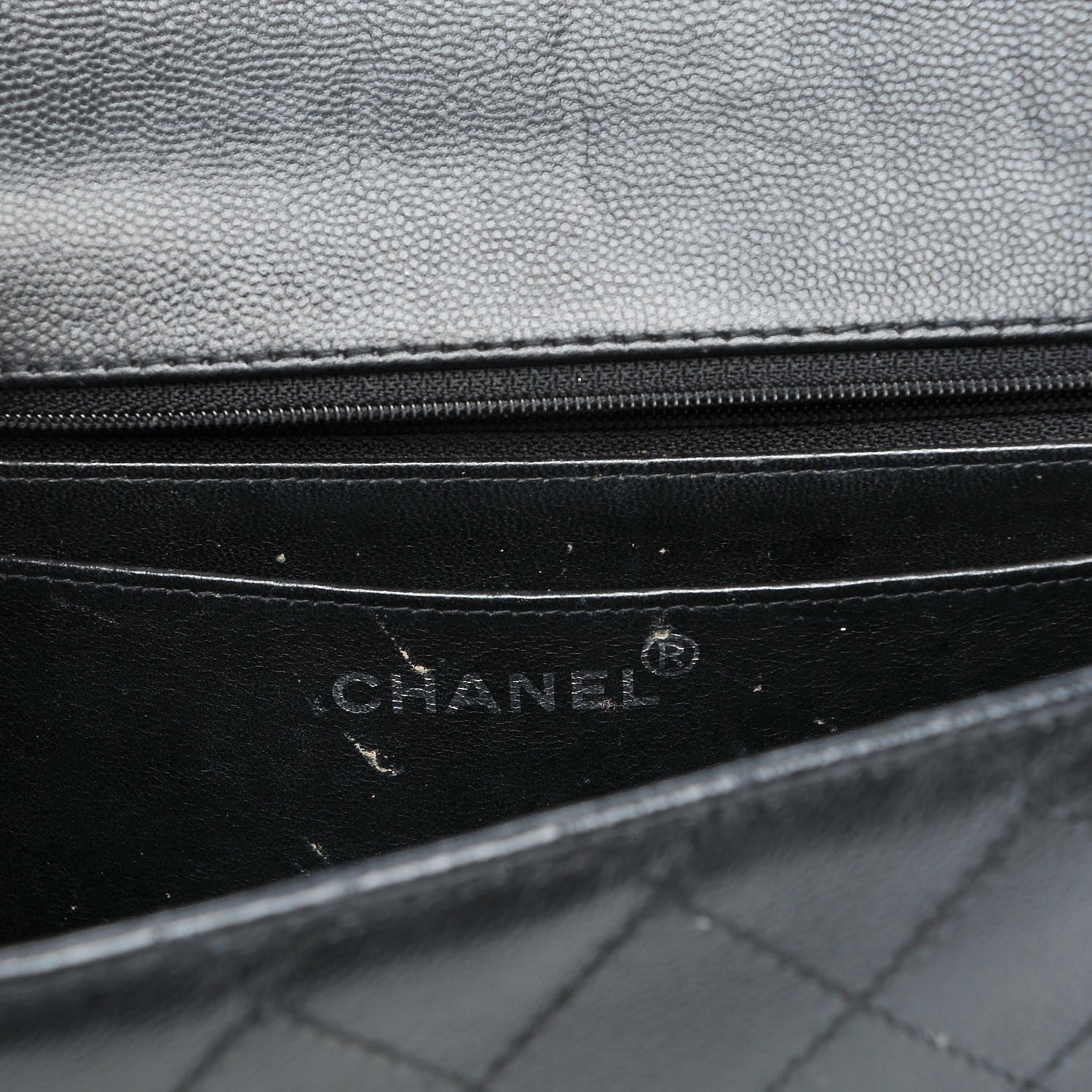 Chanel Caviar Stitch Medium Single Flap Black 6 of 11