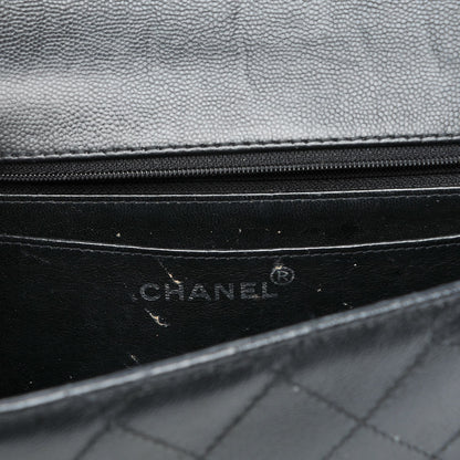 Chanel Caviar Stitch Medium Single Flap Black 6 of 11