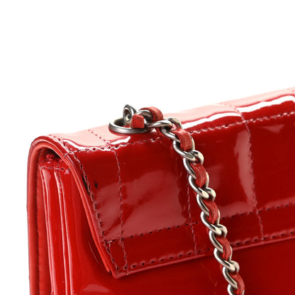 Chanel Patent Chocolate Bar Reissue Single Flap Red 7 of 13