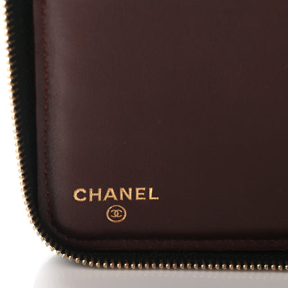 Chanel Caviar Quilted Large Zip Around Organizer Wallet Black 6 of 9