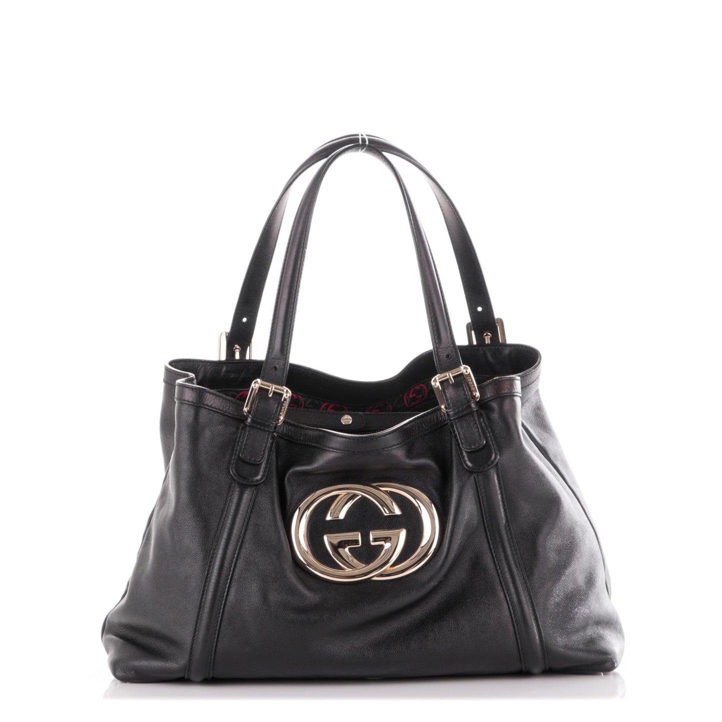 Calfskin Medium Britt Tote Black
