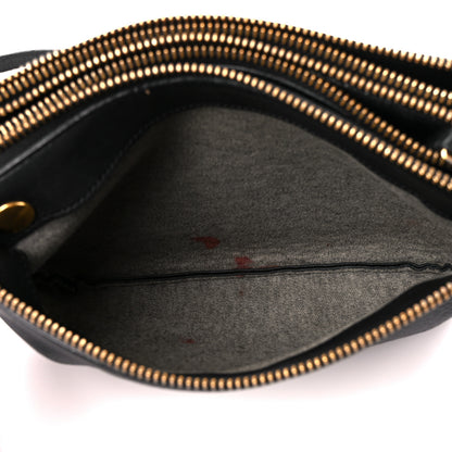 Celine Lambskin Small Trio Crossbody Bag Black 7 of 12