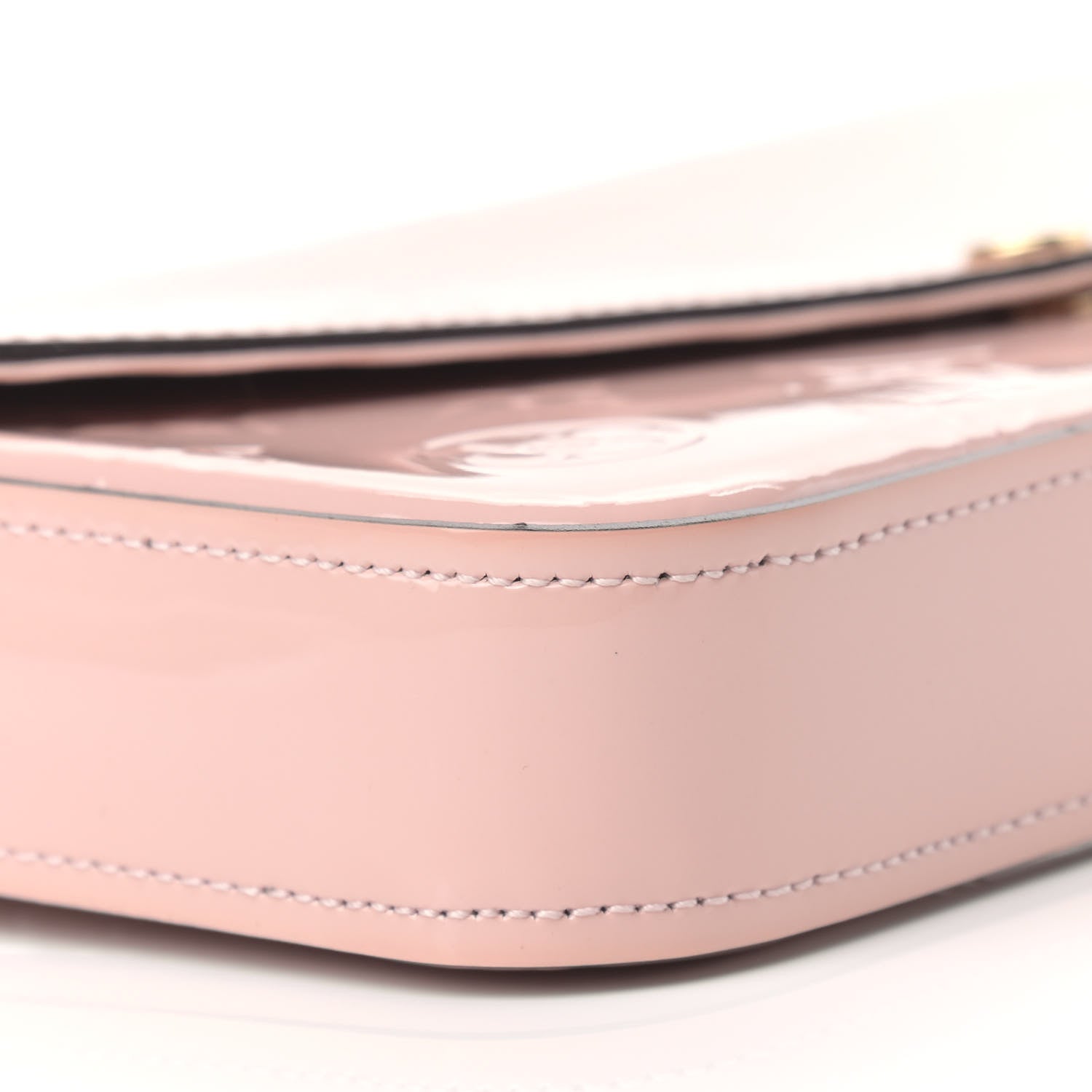 Louis Vuitton Vernis Felicie Chain Wallet Rose Ballerine 9 of 10