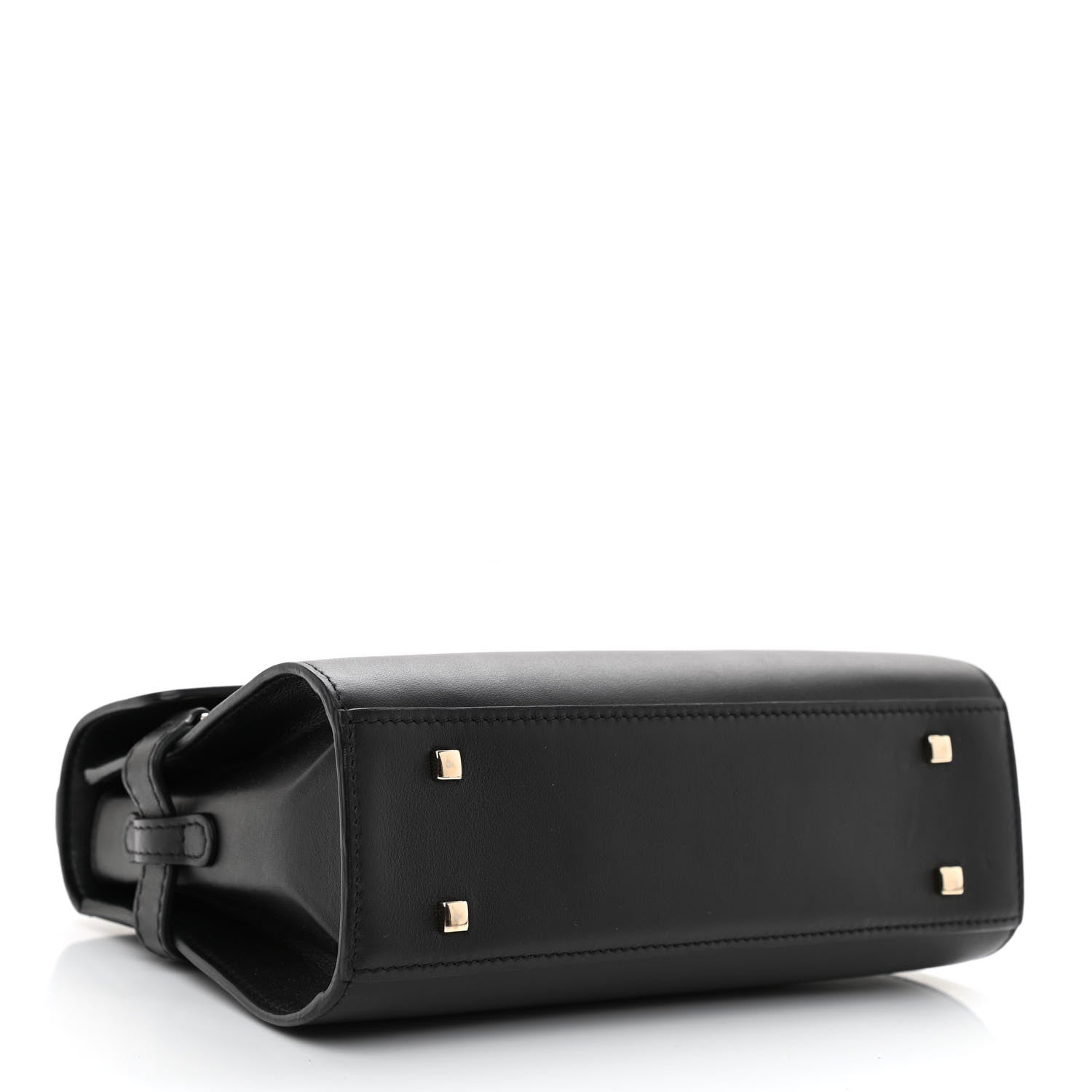 Delvaux Smooth Calfskin Mini Tempete Satchel Black 4 of 8