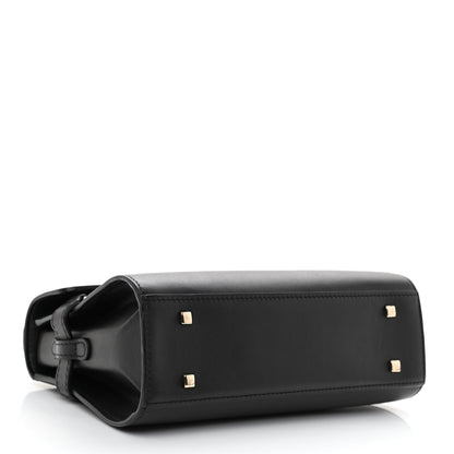Delvaux Smooth Calfskin Mini Tempete Satchel Black 4 of 8