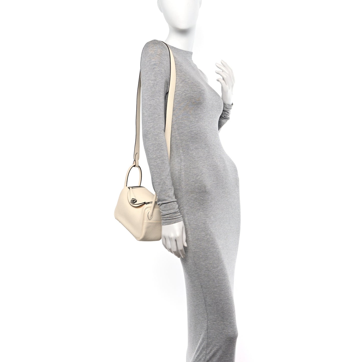 Taurillon Clemence Mini Lindy 20 Craie