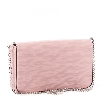 Louis Vuitton Epi Pochette Felicie Rose Ballerine 4 of 10