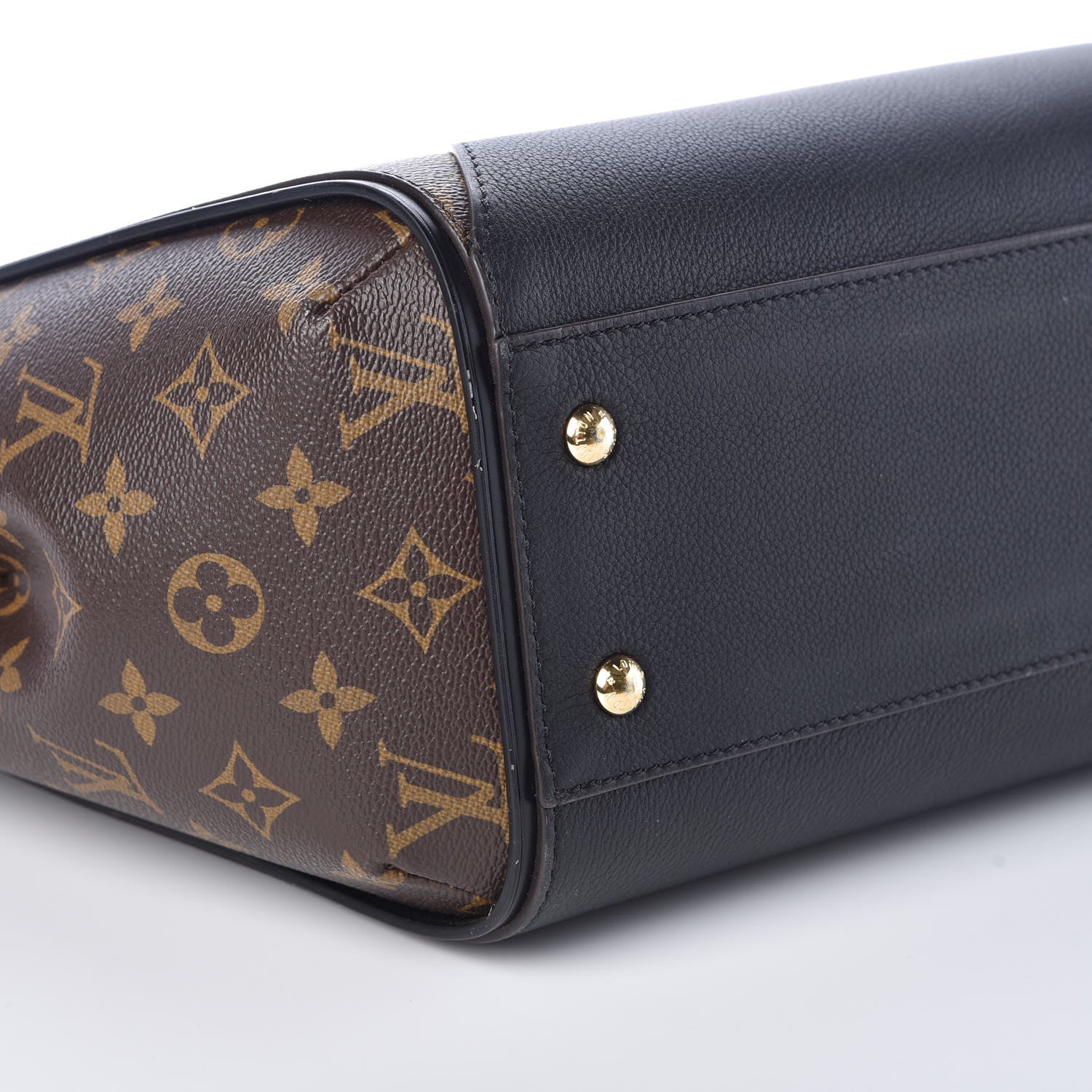 Louis Vuitton Calfskin Monogram Kimono Tote Black 5 of 9