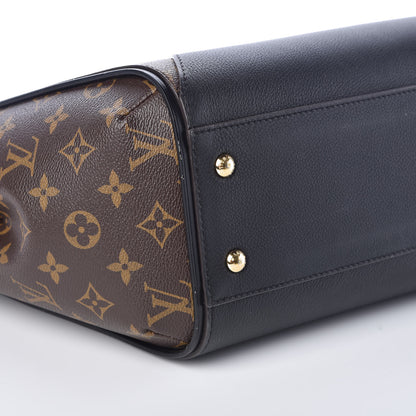 Louis Vuitton Calfskin Monogram Kimono Tote Black 5 of 9