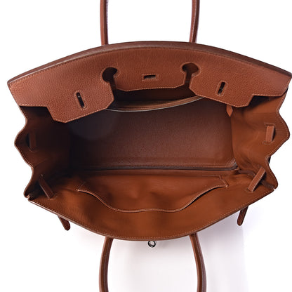 Hermes Vache Liegee Birkin 35 Noisette 5 of 14