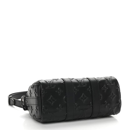 Louis Vuitton Monogram Seal Keepall XS Black 4 of 8