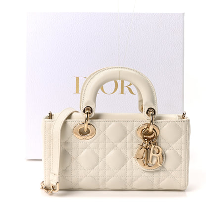 Christian Dior Lambskin Cannage Small Lady D-Joy Latte 11 of 11