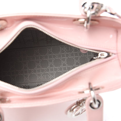 Christian Dior Patent Cannage Medium Lady Dior Rose Clair 4 of 9
