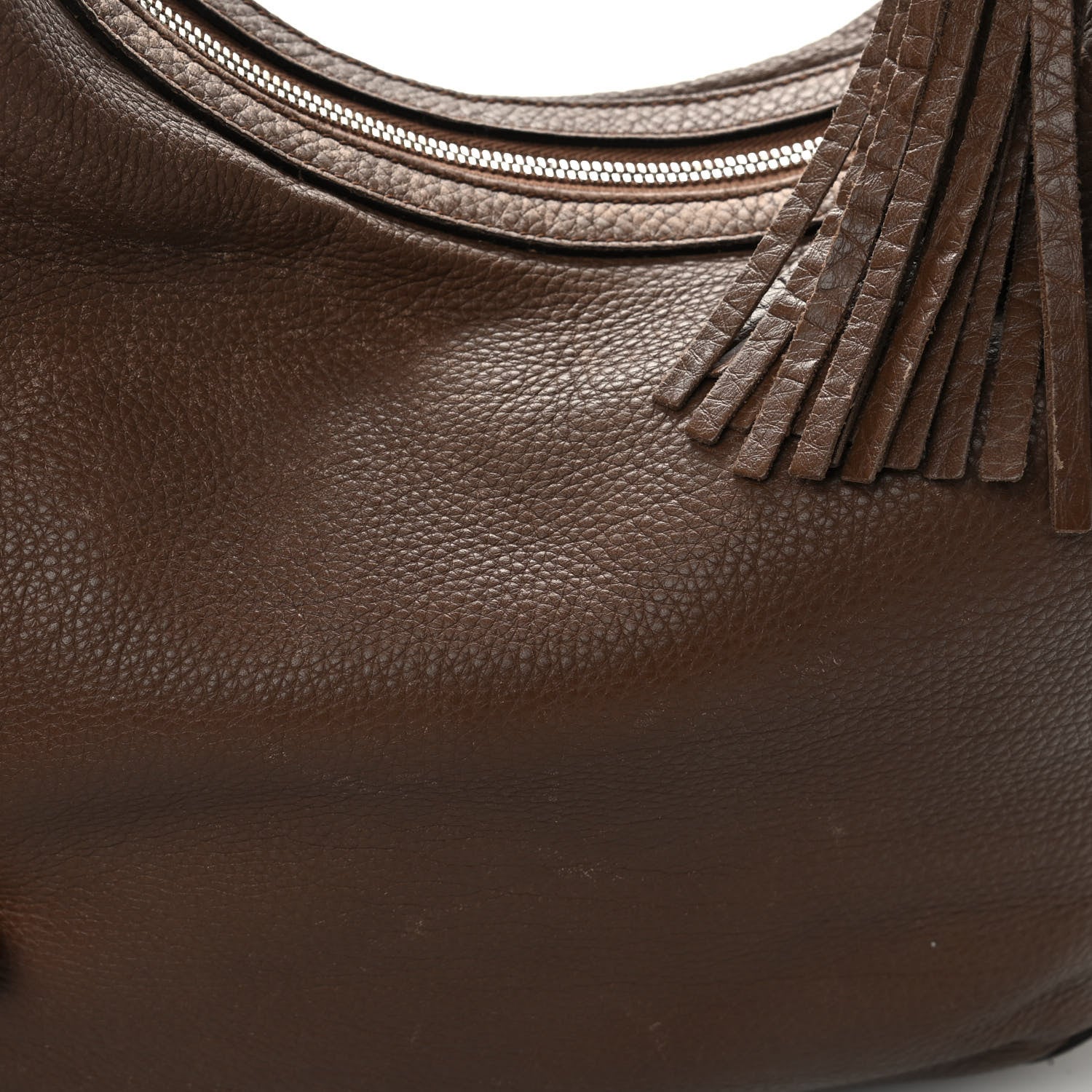 Gucci Cellarius Calfskin Medium Soho Chain Hobo Acero 8 of 15