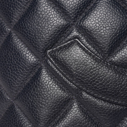 Chanel Caviar Quilted Medallion Tote Navy 20 of 22