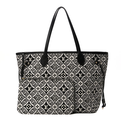 Louis Vuitton Jacquard Since 1854 Neverfull MM Grey 1 of 9