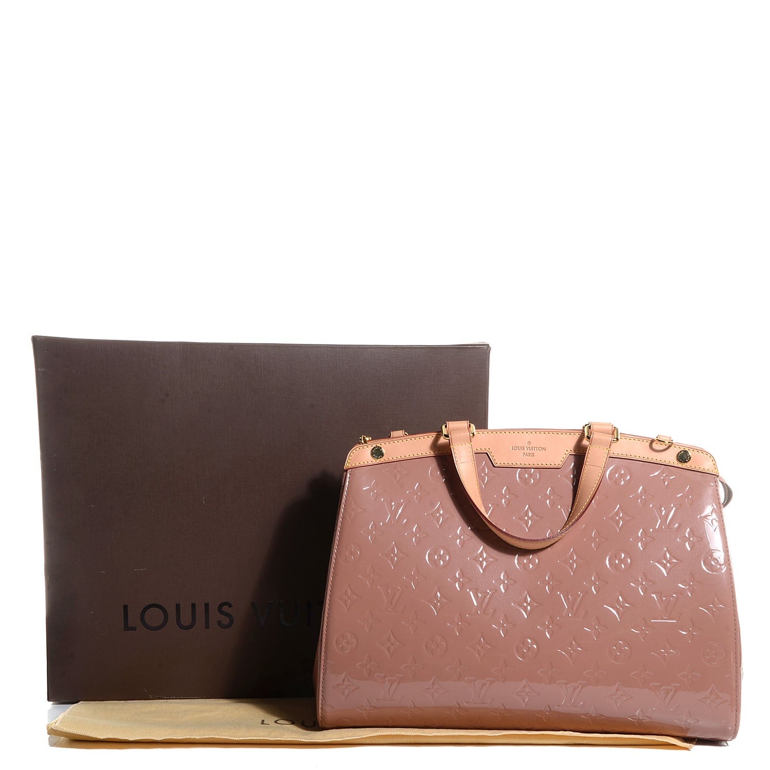 Louis Vuitton Vernis Brea GM Rose Velours 8 of 8