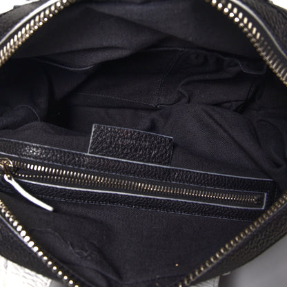 Givenchy Waxy Grained Calfskin Medium Nightingale Black White 4 of 4