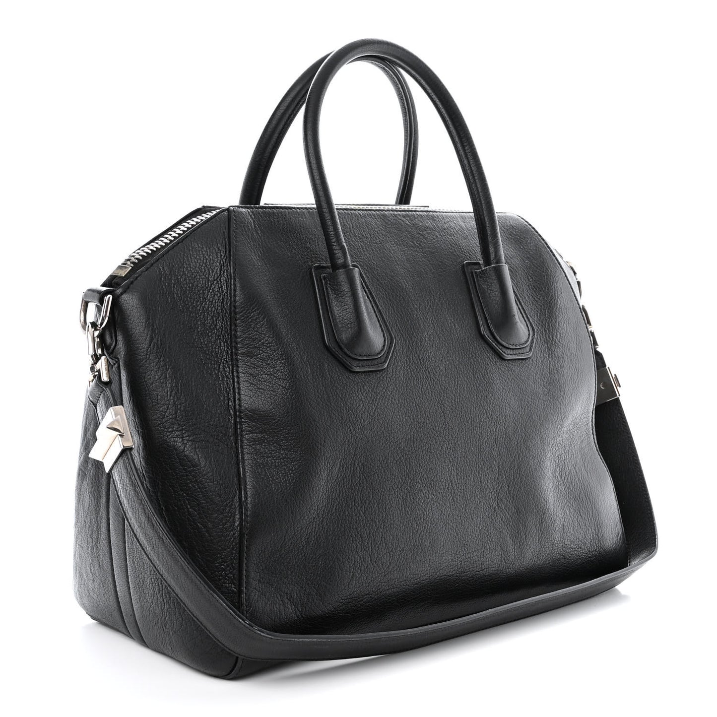 Sugar Goatskin Medium Antigona Black