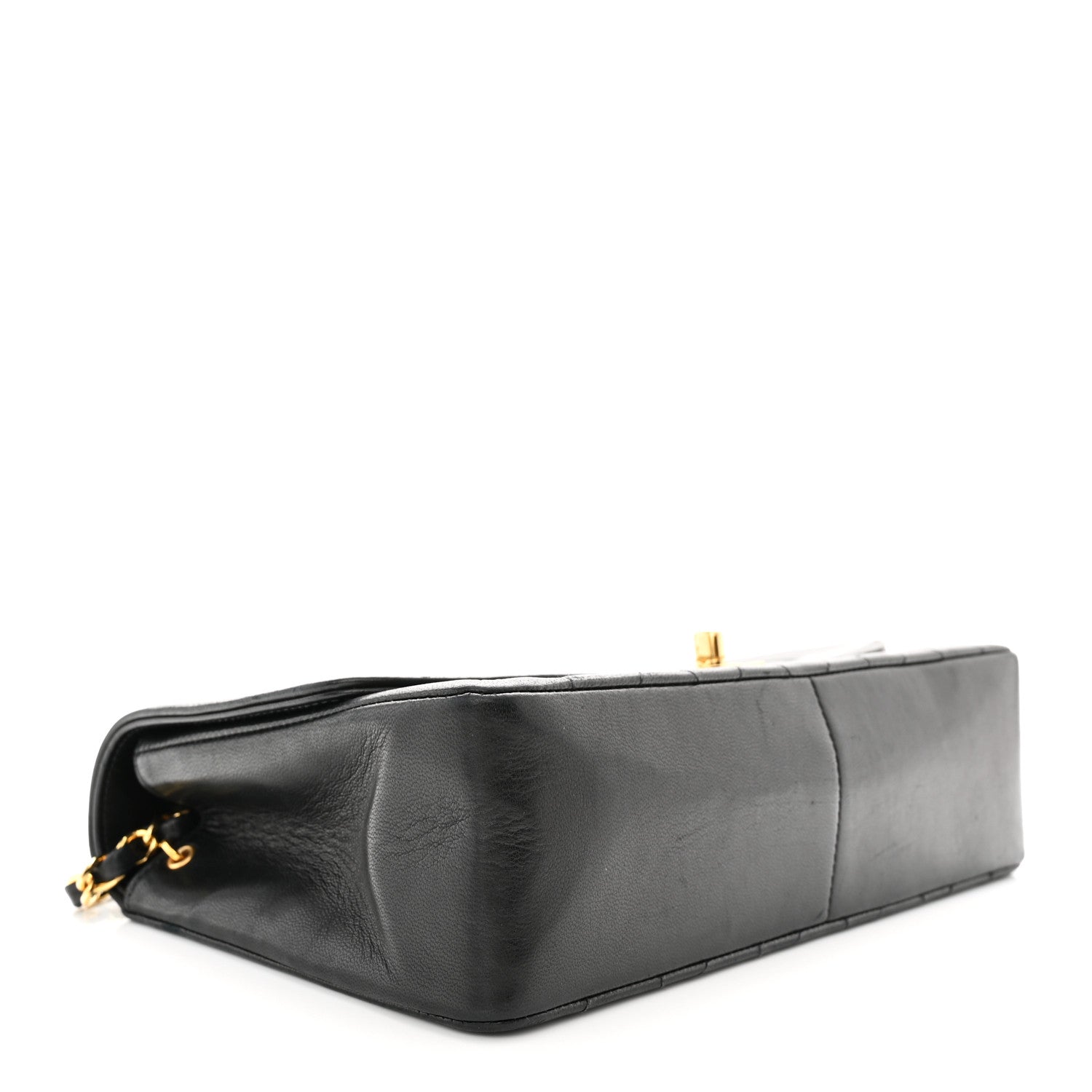 Chanel Lambskin Quilted Medium Single Flap Black 4 of 10