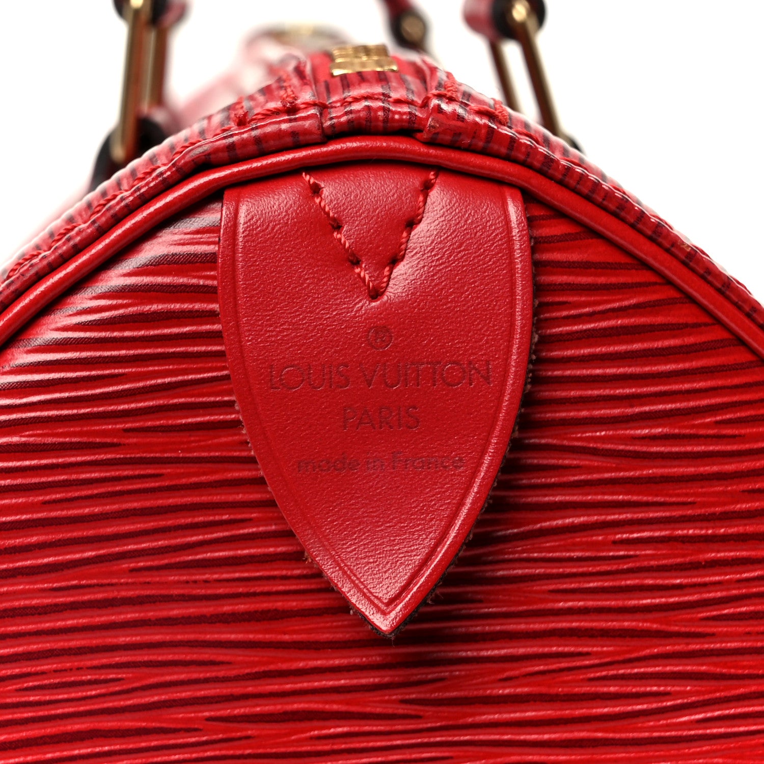 Louis Vuitton Epi Speedy 25 Castillan Red 7 of 11