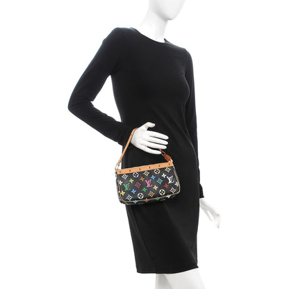 Louis Vuitton Monogram Multicolor Pochette Accessories Black 2 of 8