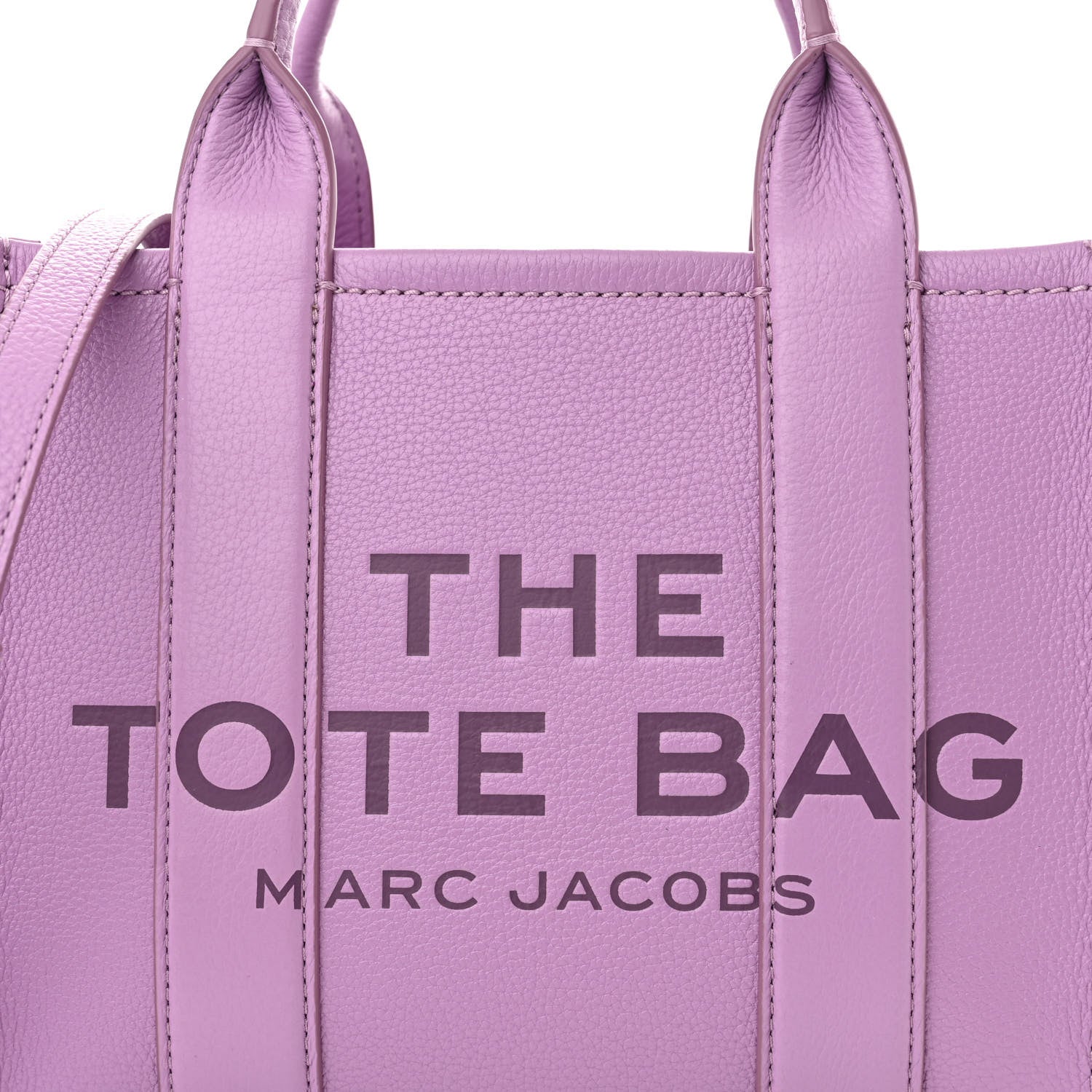Marc Jacobs Grained Calfskin Small The Tote Bag Regal Orchid 9 of 15
