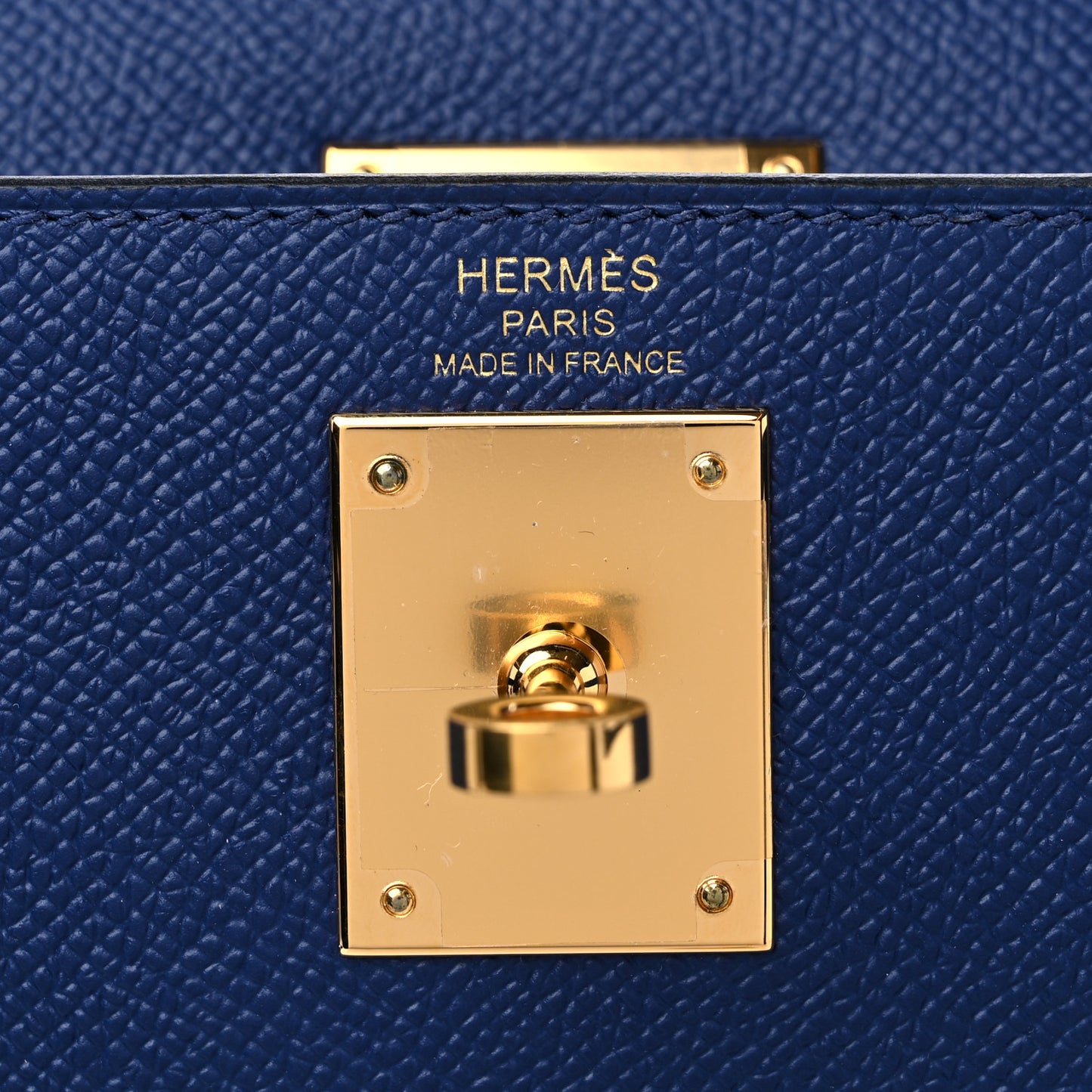 Epsom Kelly Sellier 28 Bleu Saphir