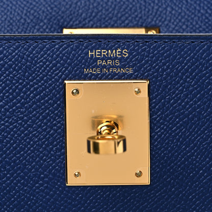 Hermes Epsom Kelly Sellier 28 Bleu Saphir 6 of 9