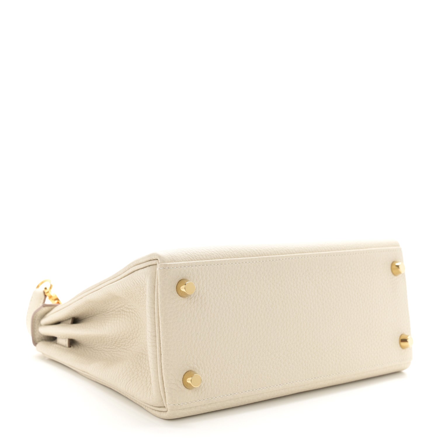 Hermes Togo Kelly Retourne 25 Craie 4 of 12