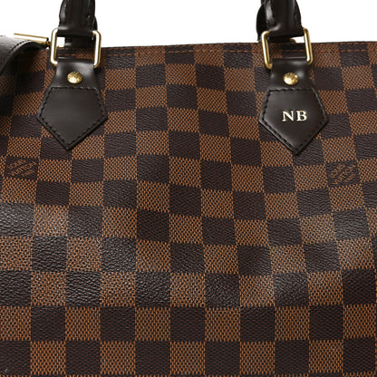 Louis Vuitton Damier Ebene Speedy Bandouliere 30 7 of 10