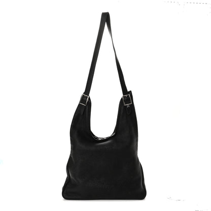 Hermes Taurillon Clemence Massai Cut Black 1 of 9