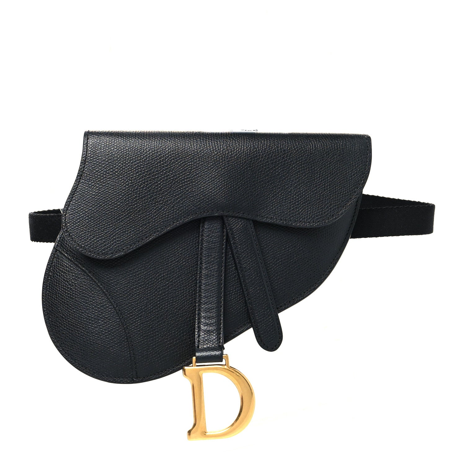 Christian Dior Calfskin Saddle Belt Bag Black 1 of 9