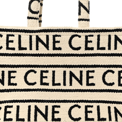 Celine Canvas Large All Over Cabas Thais 7 of 9