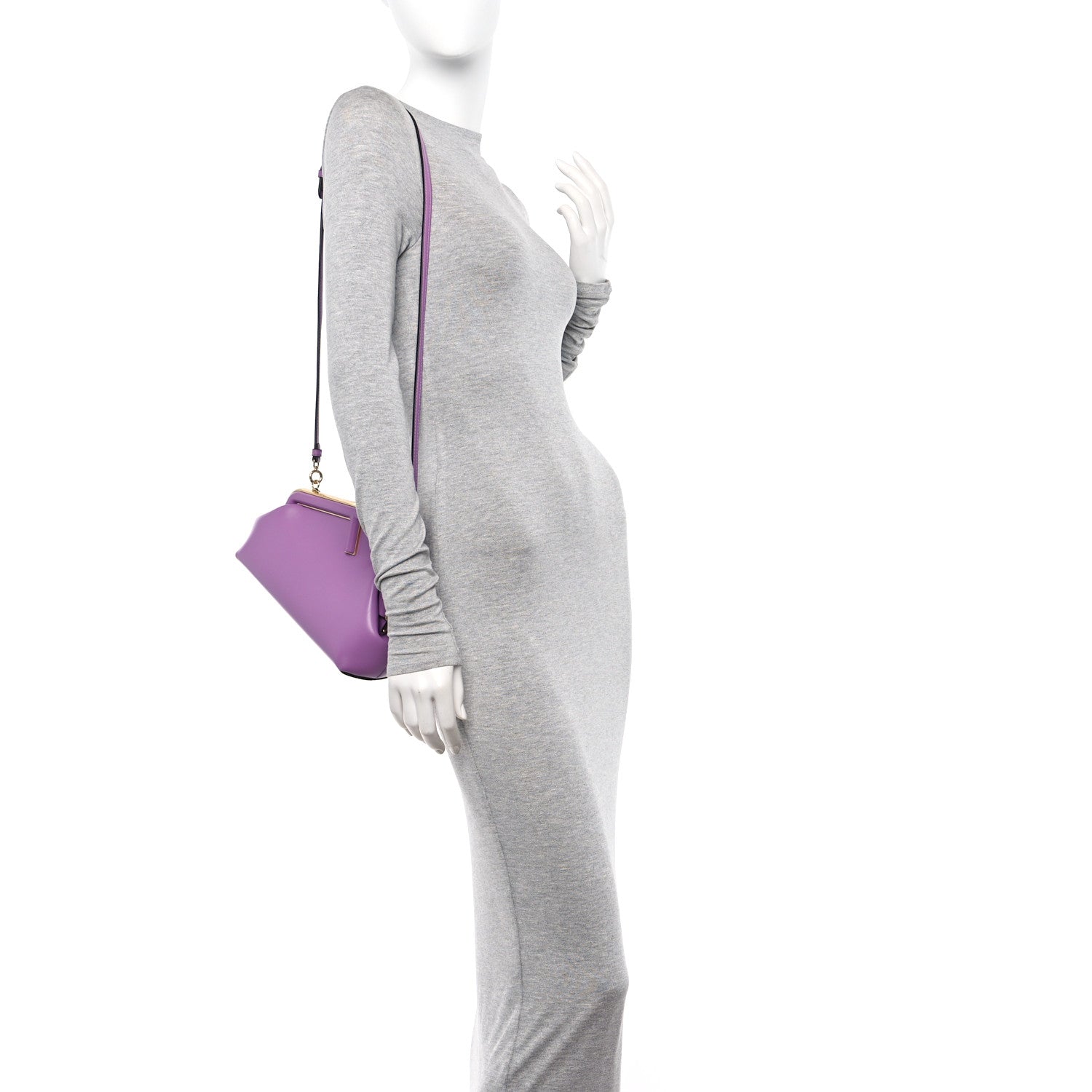 Fendi Shiny Nappa Small Fendi First Agapanto 2 of 10