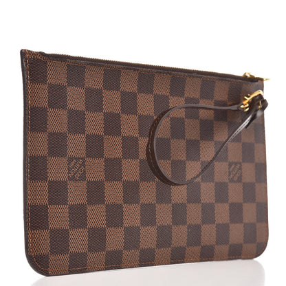 Louis Vuitton Damier Ebene Neverfull MM GM Pochette 3 of 8