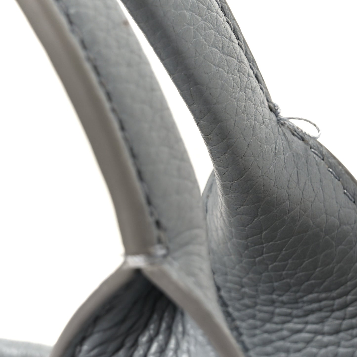Grained Calfskin Medium The Tote Bag Grey