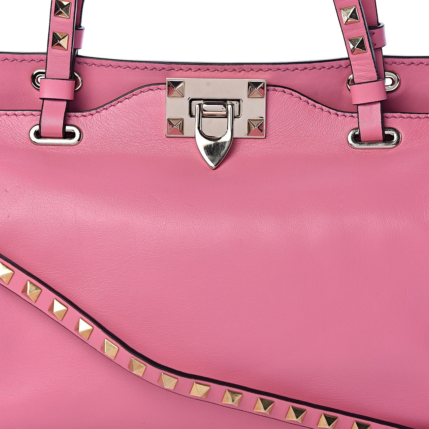 Vitello Small Rockstud Tote Ninphea