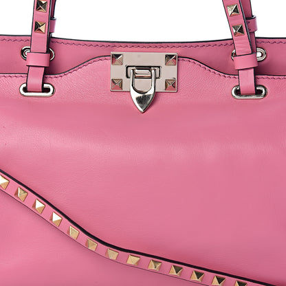 Valentino Garavani Vitello Small Rockstud Tote Ninphea 7 of 11