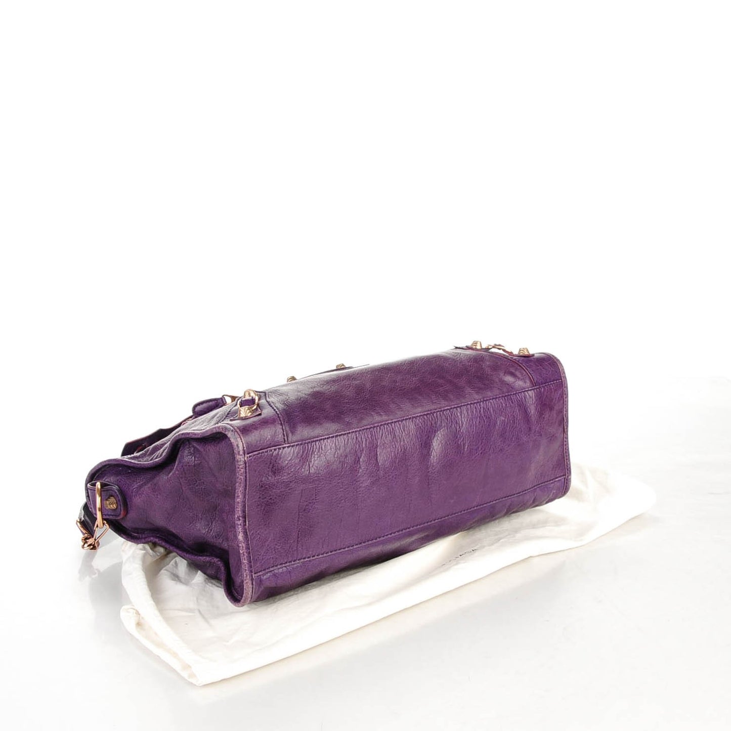 Agneau Giant 12 Rose Gold Hardware City Dark Violet