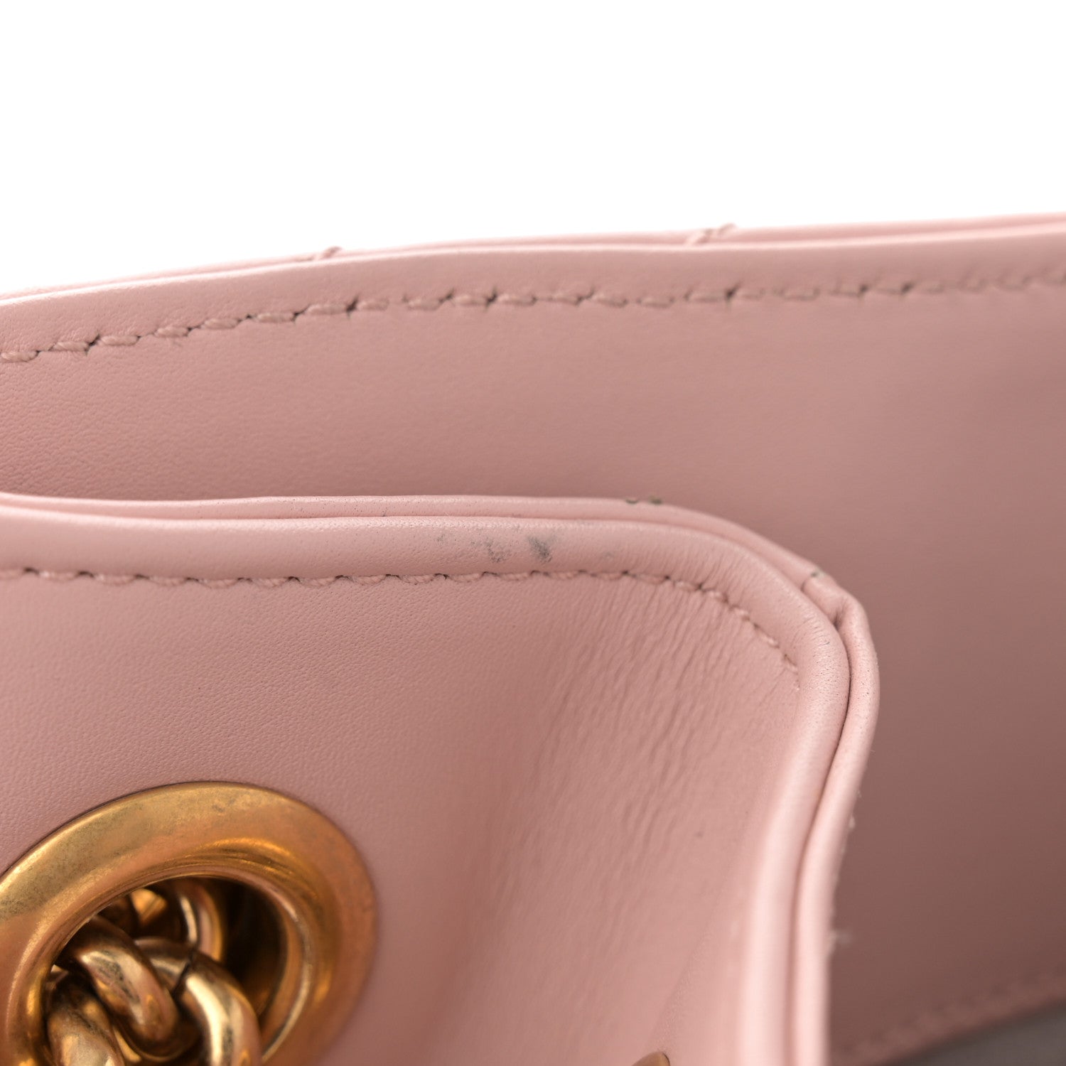 Gucci Calfskin Matelasse Medium GG Marmont Shoulder Tote Bag Perfect Pink 11 of 13