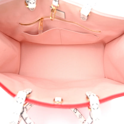 Louis Vuitton Monogram Giant Onthego GM Rouge Rose 5 of 11