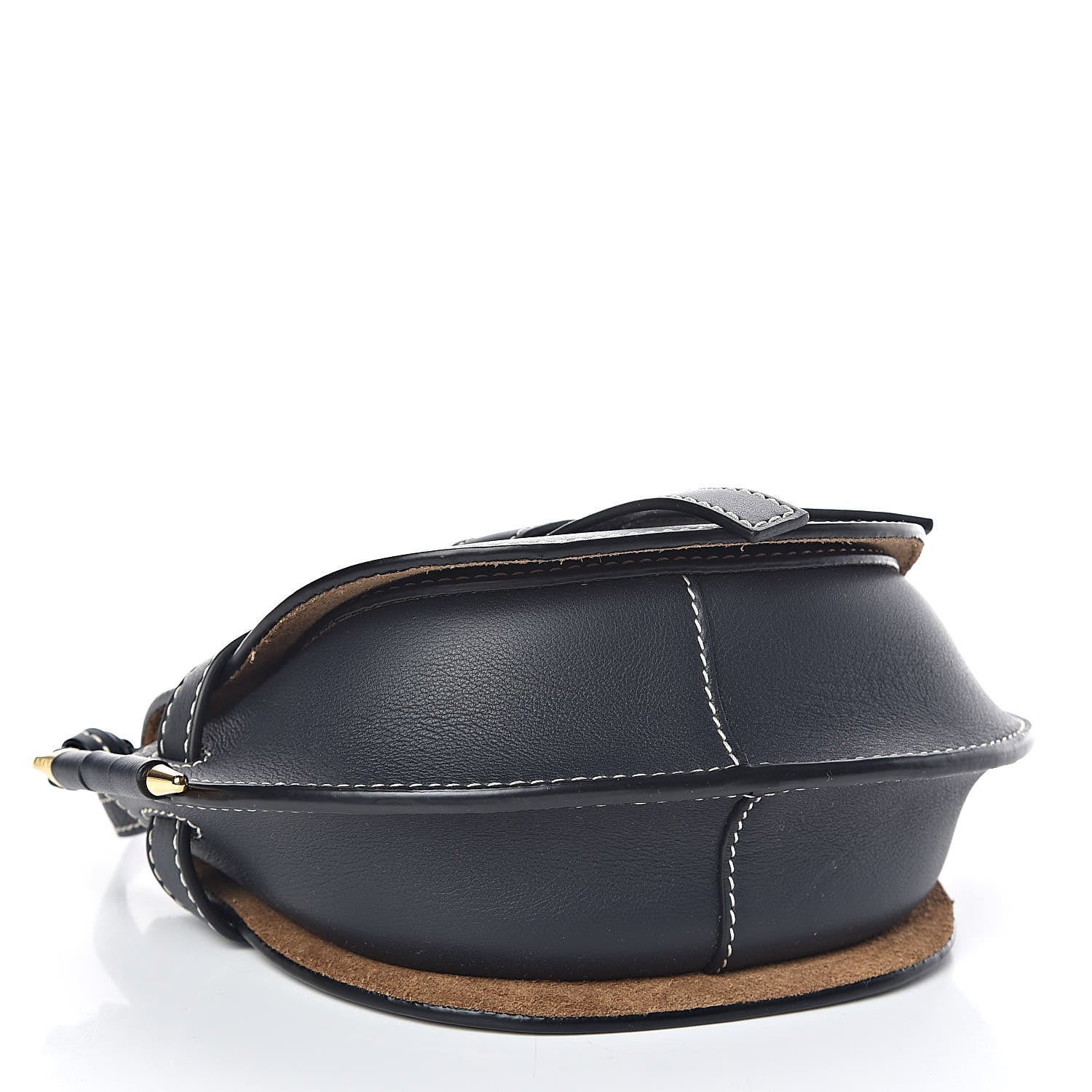 Loewe Grained Calfskin Mini Gate Crossbody Bag Navy 4 of 10