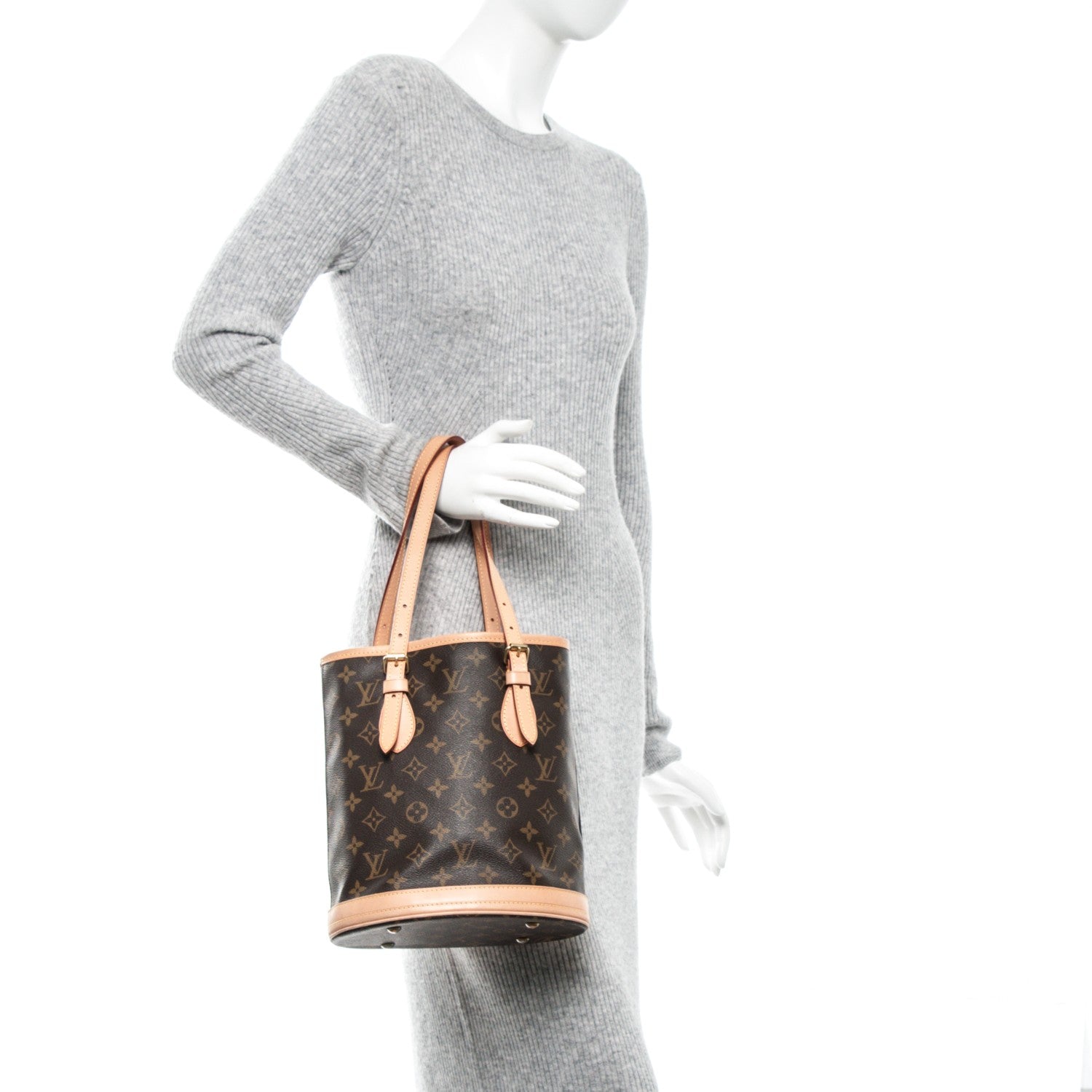 Louis Vuitton Monogram Petit Bucket 23 2 of 8