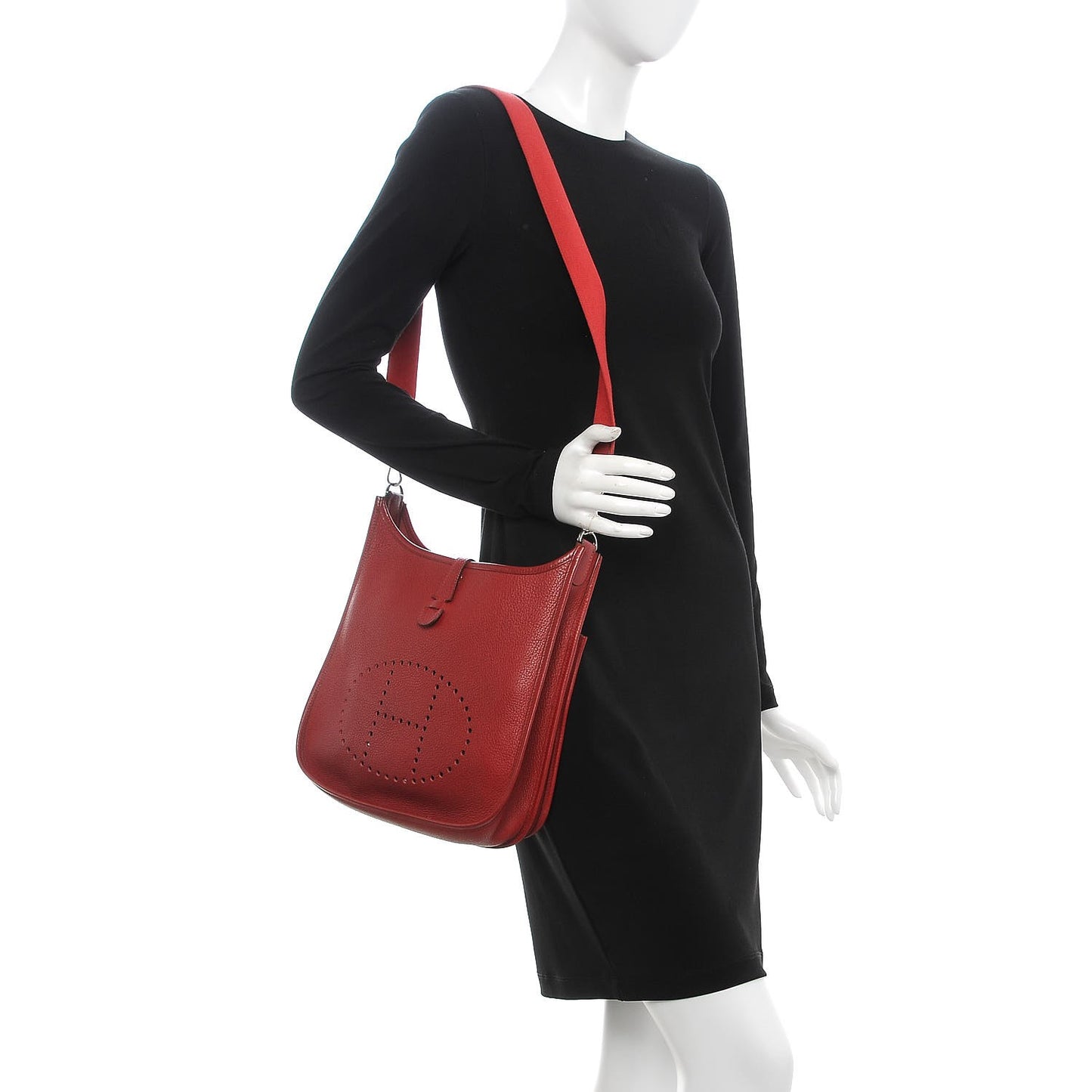 Taurillon Clemence Evelyne II PM Rouge Casaque