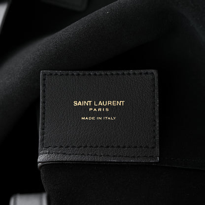 Saint Laurent Calfskin Large Shopping Tote Black 7 of 13