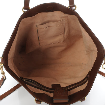 Gucci Soft GG Supreme Monogram Medium Crossbody Tote Beige Cuir 6 of 9